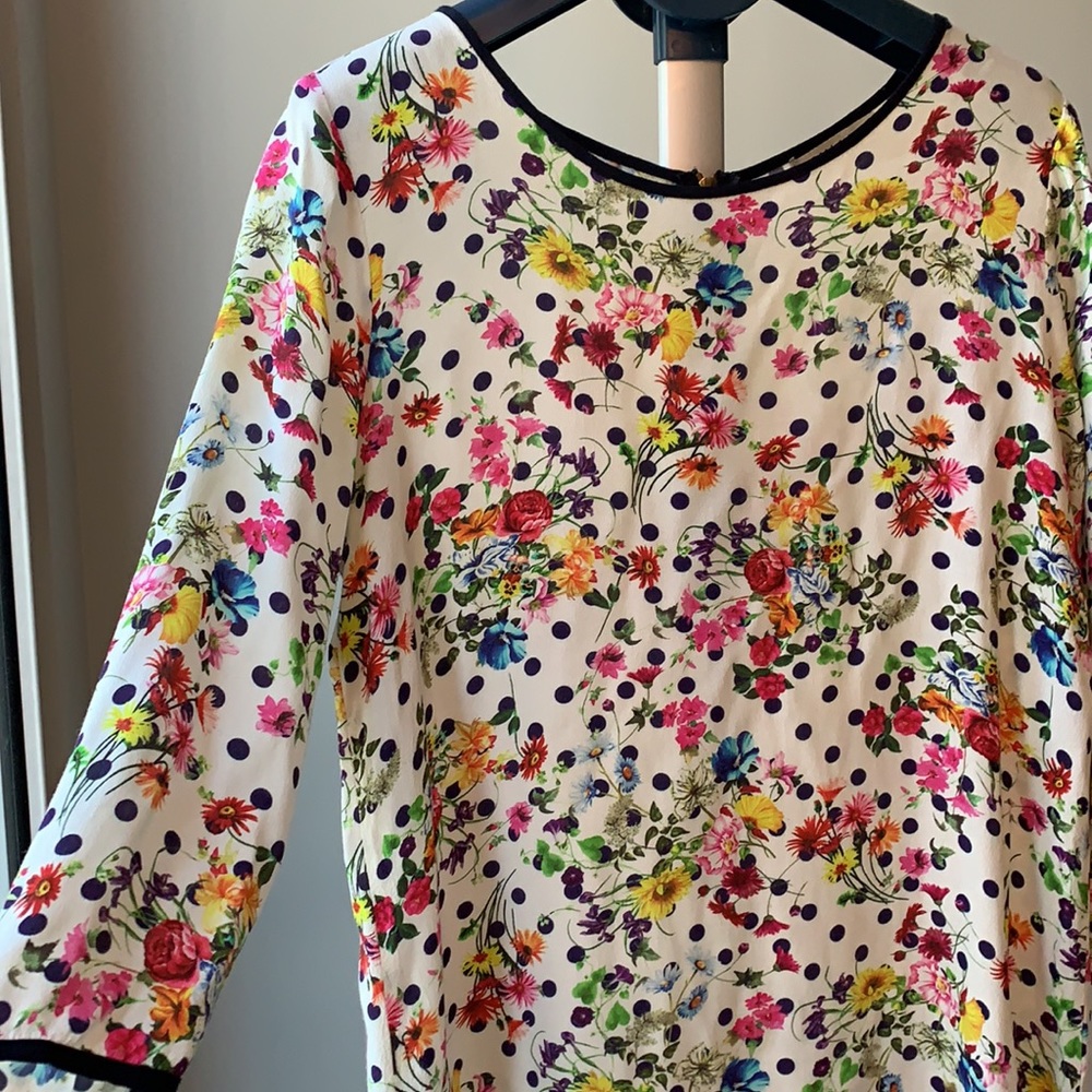 Sam & Lavi polka dot floral dress